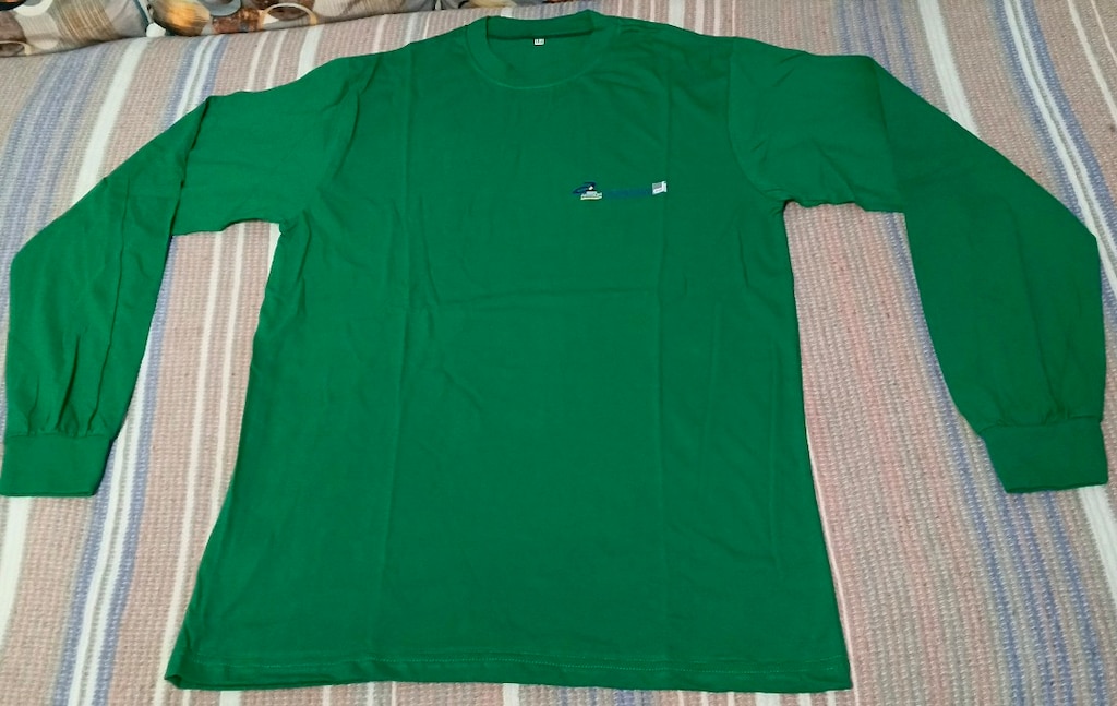 Yeşil Logolu Erkek İş Sweatshirt