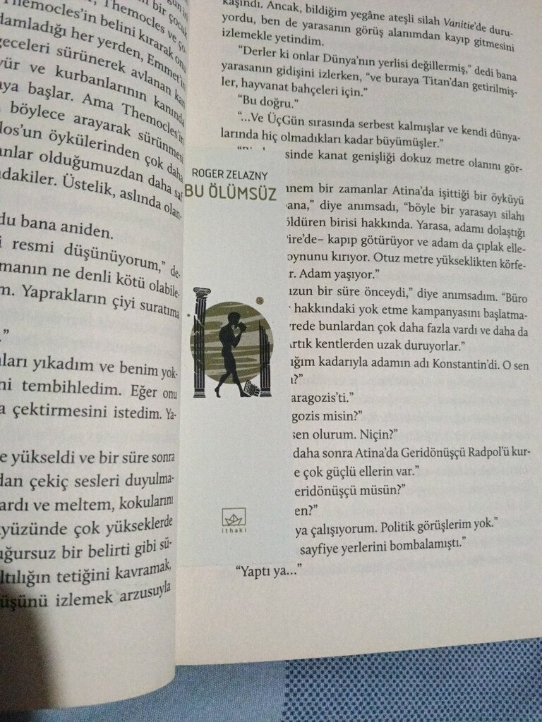 Roger Zelazny BuÖlümsüz Kitap ayraç ile - 4