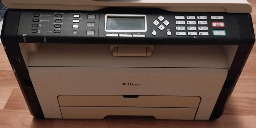 Yazıcı tonerli sıfır sayılır wifi ricoh sp 212sfnw dubleks, usb - 2