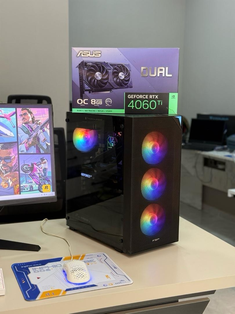 TERTEMİZ GAMİNG MASAÜSTÜ BİLGİSAYAR AMD RYZEN 5 7500F ~ RTX 4060 Tİ - 4
