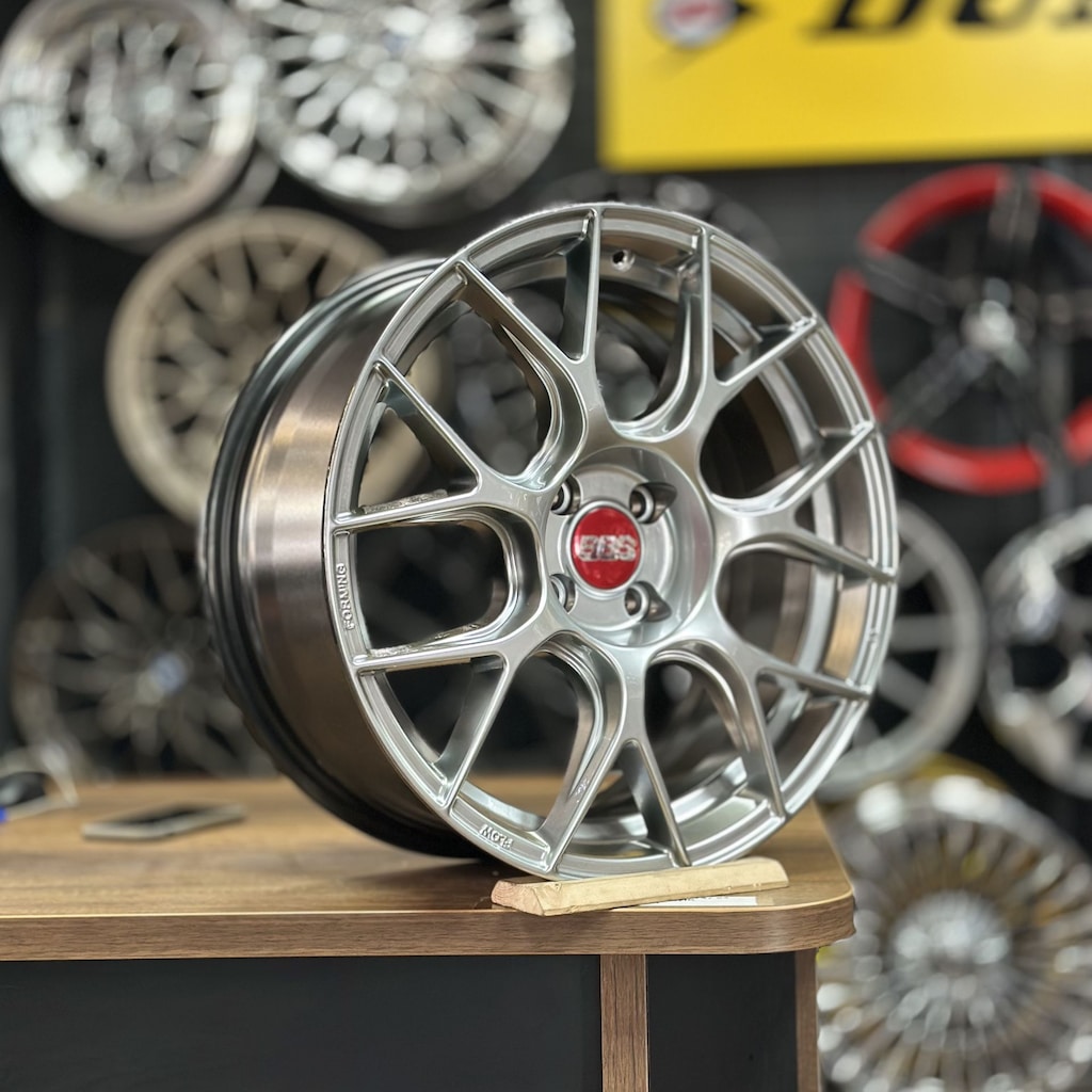 17 inç 4x100 BBS RE-V7 Hyper Black Jant Takımı Sıfır - 3