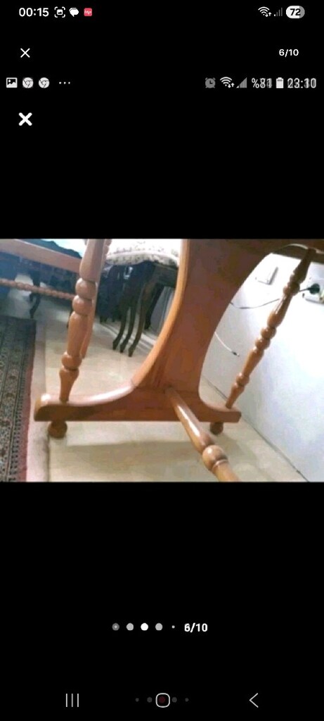 masa ceviz 6 adet sandalye ile birlikte - 6