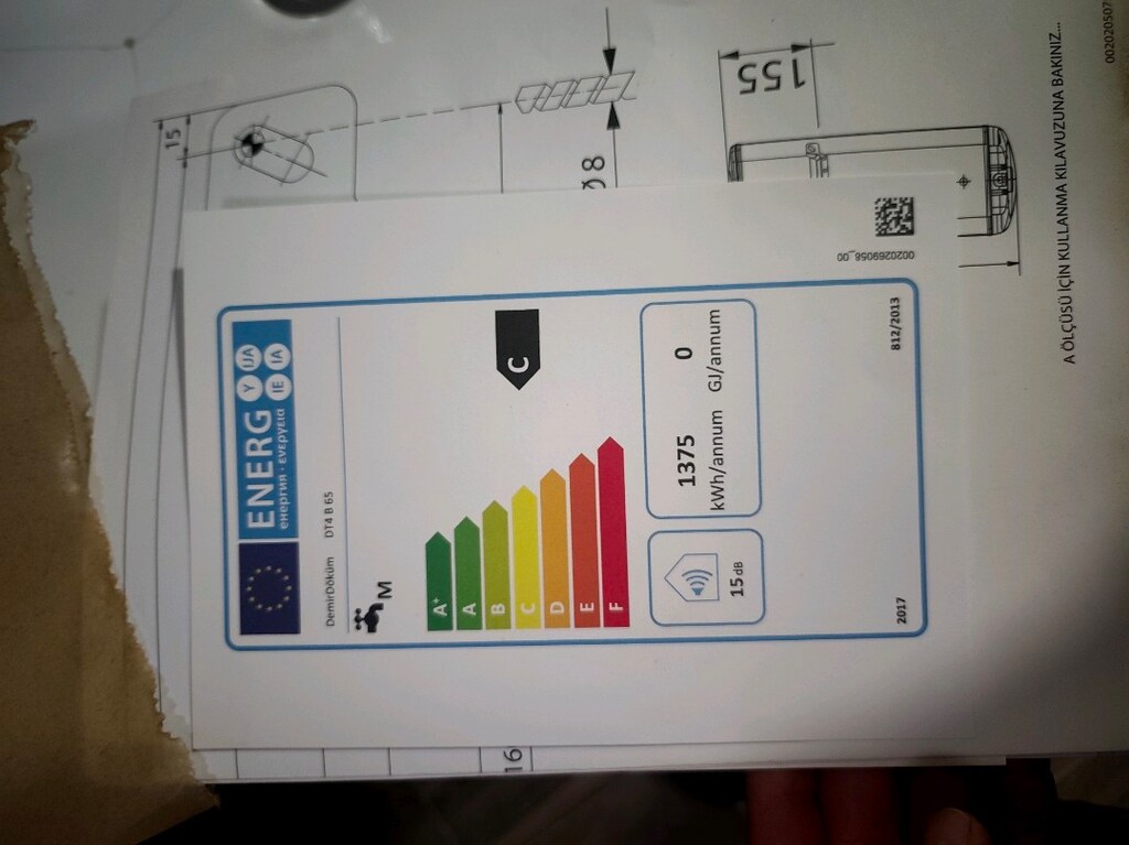 Demirdöküm titanyum 65lt Termosifon temiz sorunsuz - 8