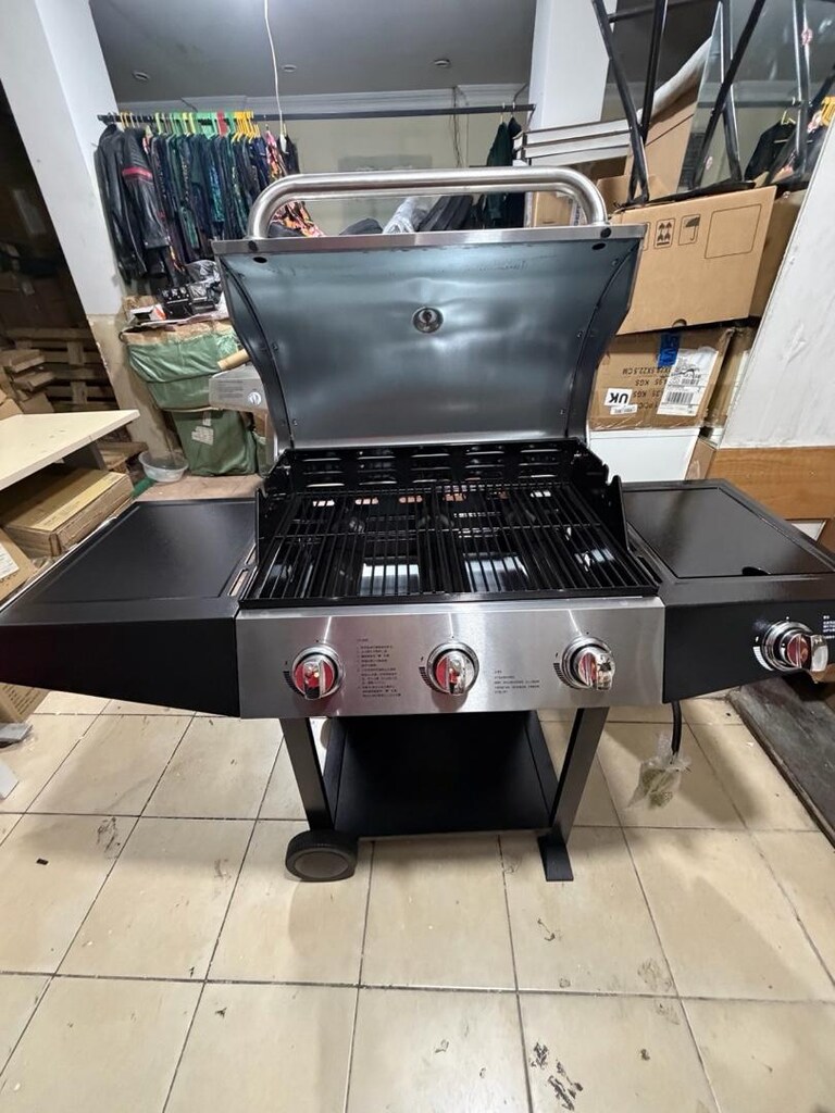 Shinerich Gazlı Premium Barbekü Izgara 3+1 Brülörlü (SRGG30004) - 9