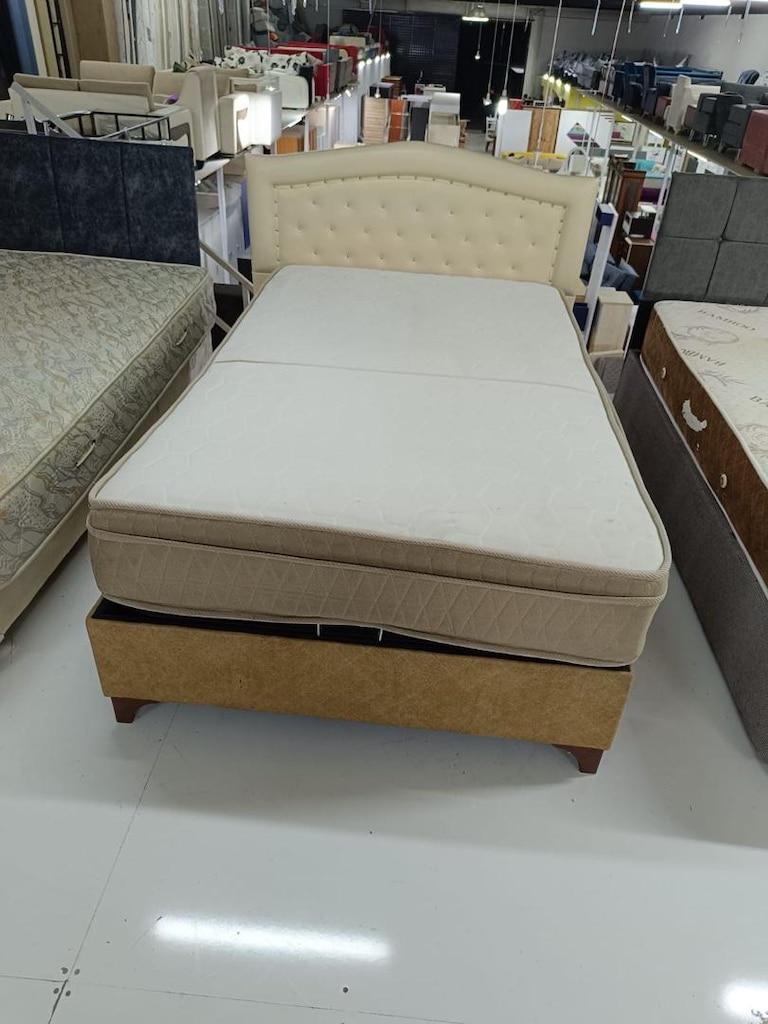 Beyaz Yatak ve Başlık 1.5 kişilik eve teslim edilir - 3