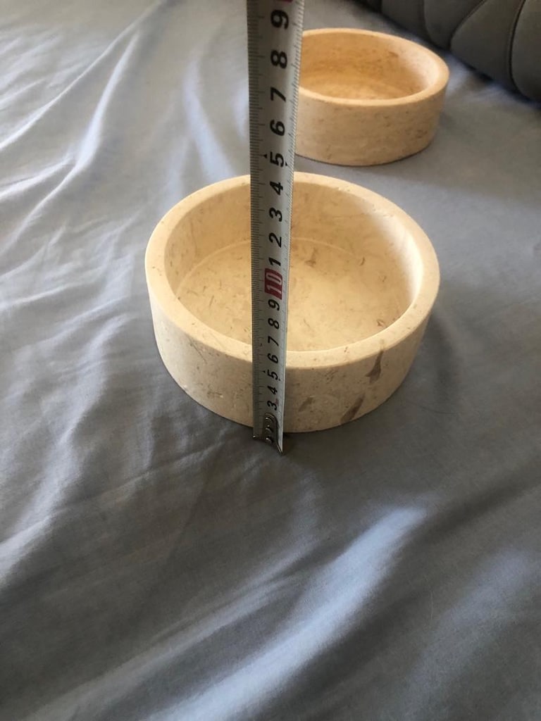traverten mama ve su kabı - 5