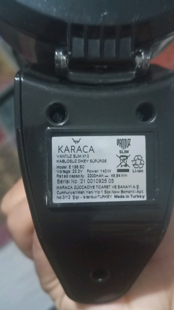 KARACA VANTUZ ŞARJLI EL SÜPÜRGESİ - 3