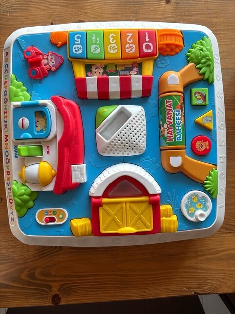 fisher price eğitici köpekcik aktivite masası