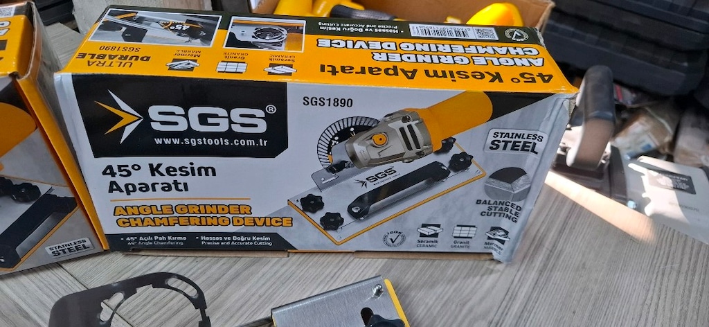 SGS 45 KÖŞE KESME APARATI DUMANLI HIRDAVAT - 2