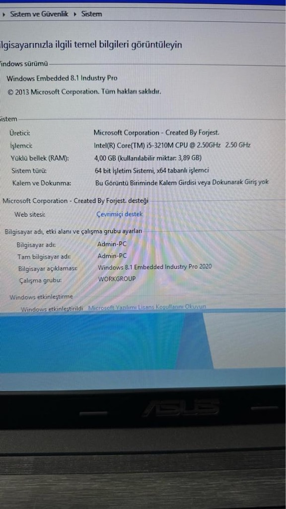 Toshiba i5 3.Nesil Laptop Bilgisayar - 6