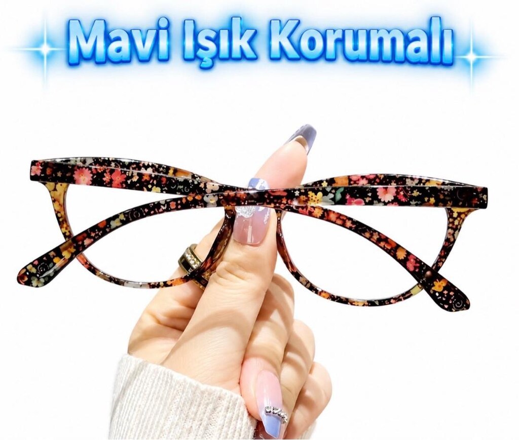 +2.25 Numara Çok Şık Cat Eye Bayan Okuma Gözlüğü - 3