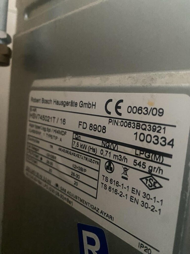 Sıfır ocaklı Bosch Fırın - 3