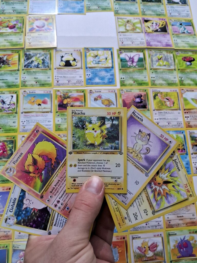 İngilizce Pokemon Jungle Set Destesi 64 Pokemon Kartı - 3