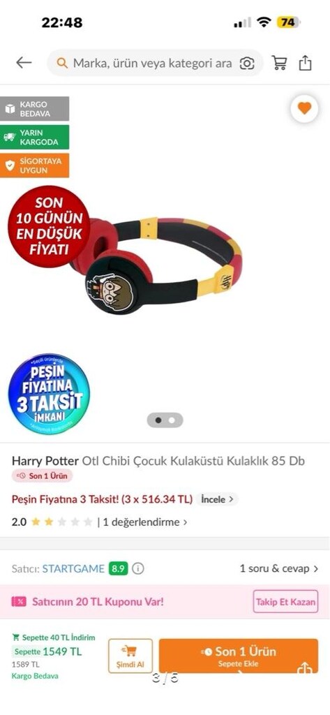 Harry Potter kulaklık - 3