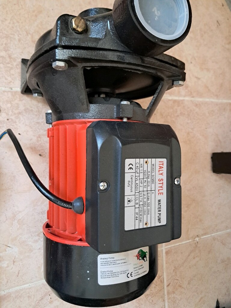 ElektrikliSu Motoru İTALT STYLE 2HP- 1,5Kw - 4