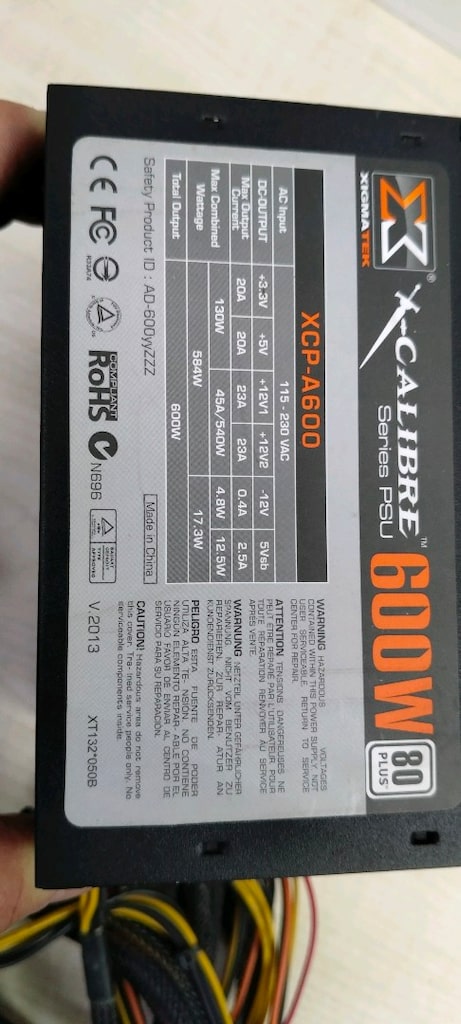 XİGMATEK CALİBRE PSU 600+80 PLUS - 3