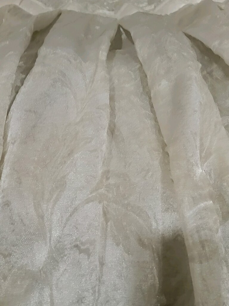 Krem renkli tül perde - 5