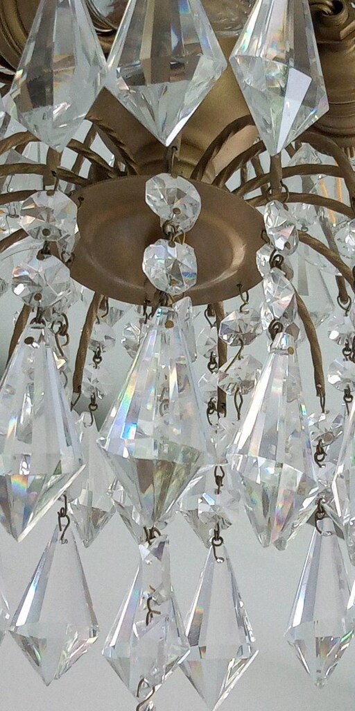CAM KRİSTAL AVİZE. (GERCEK KRİSTAL) - 3