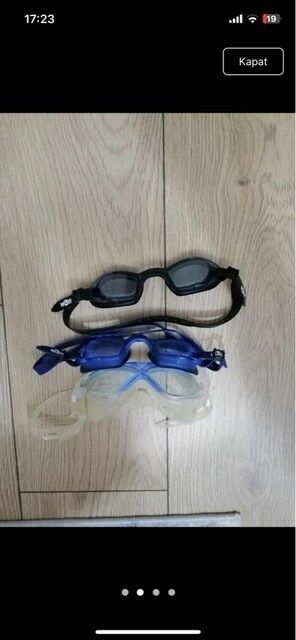 3 gözlük -1 snorkel