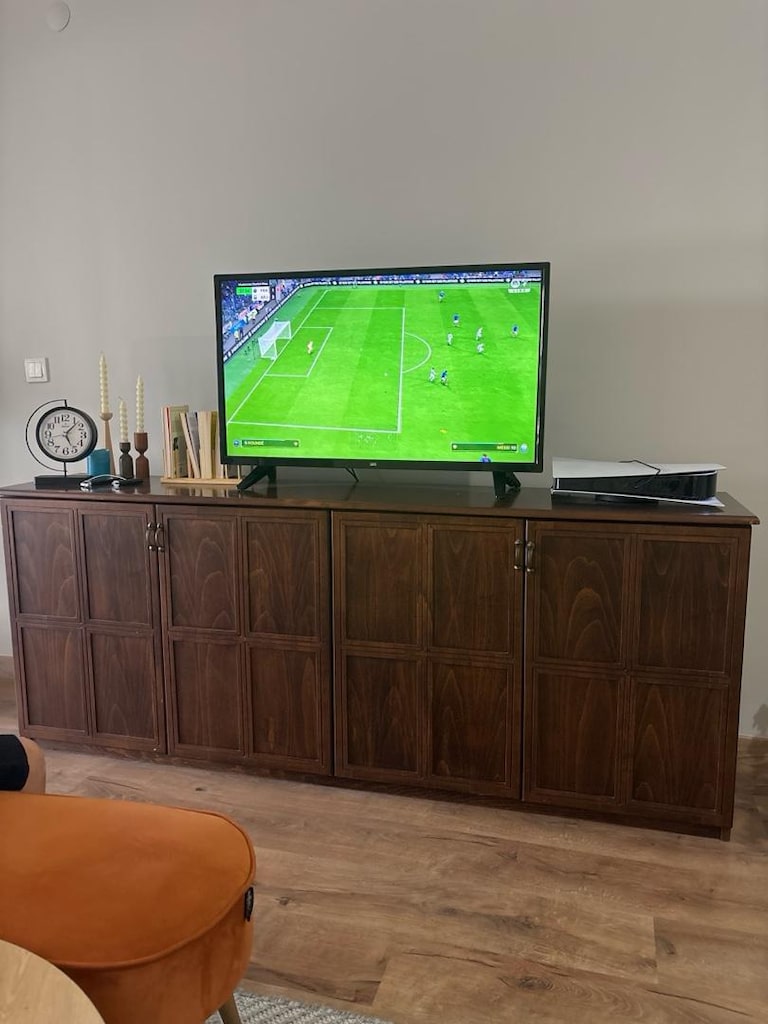 Masif Ağaç Konsol / Retro TV Ünitesi (200 cm - Koyu Ceviz) - 6