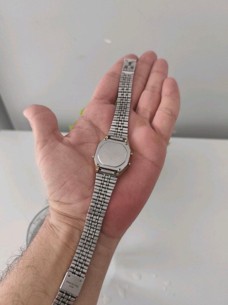 Orjinal Casio Mini Çelik Dijital Kadın Saat - 9