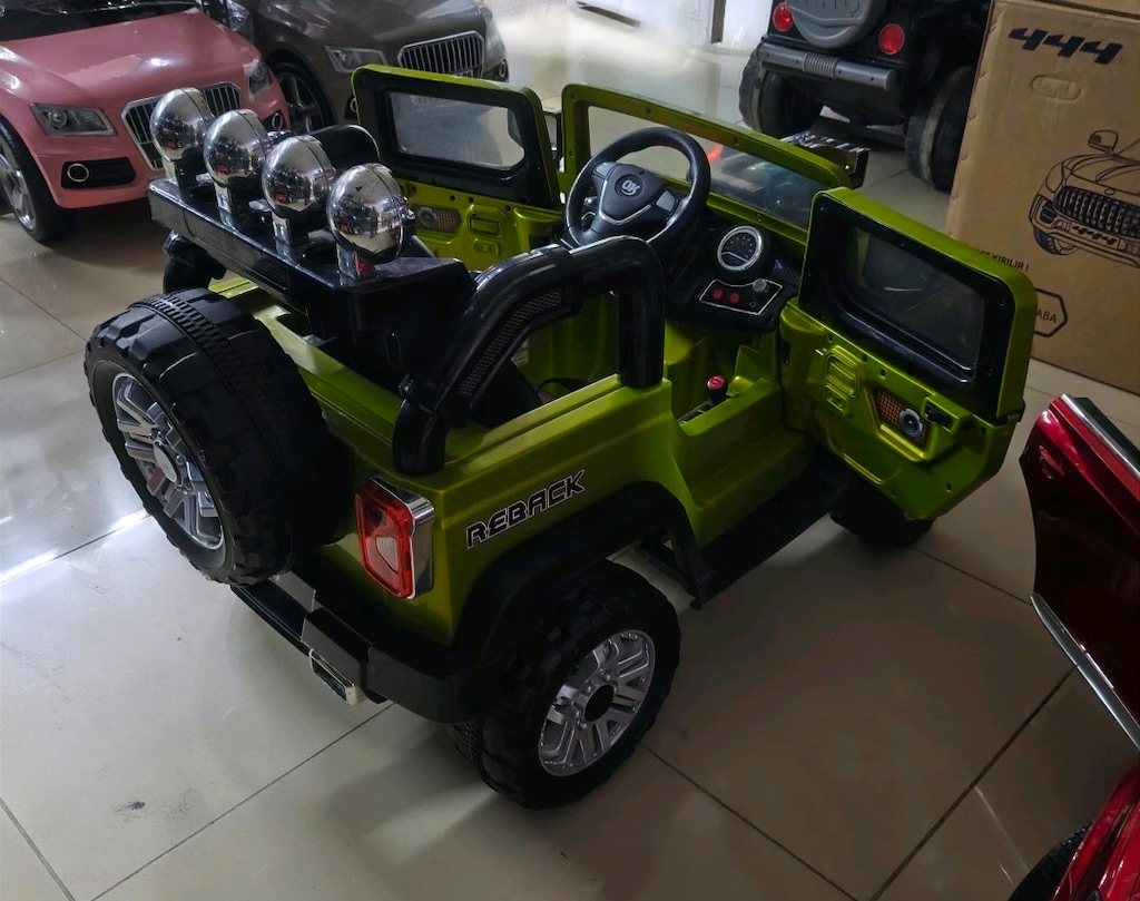(AnkaCar ÇOCUK oto galeri)12+12 2 MOTOR KUMANDALI AKÜLÜ ARABA JİP - 13