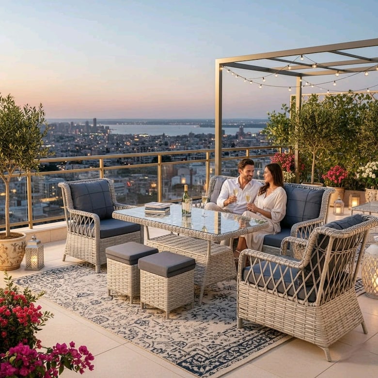 rattan koltuk takımı - 3