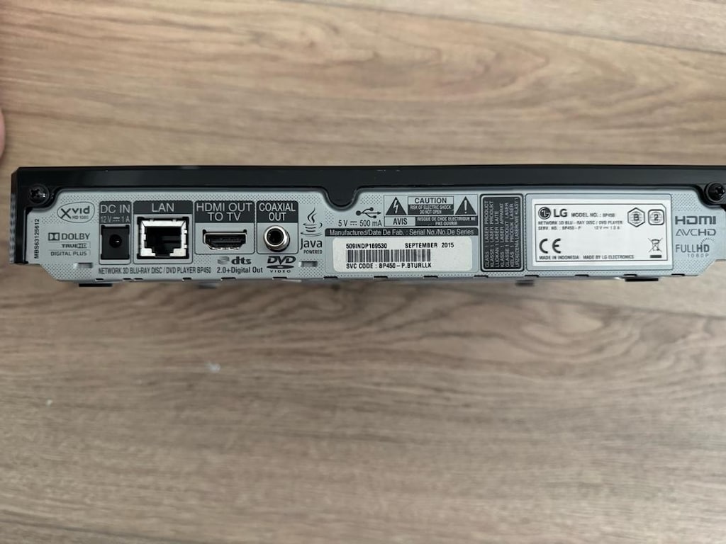 LG BP450 3D Blu-ray DVD Player + Orijinal Kumanda - 2