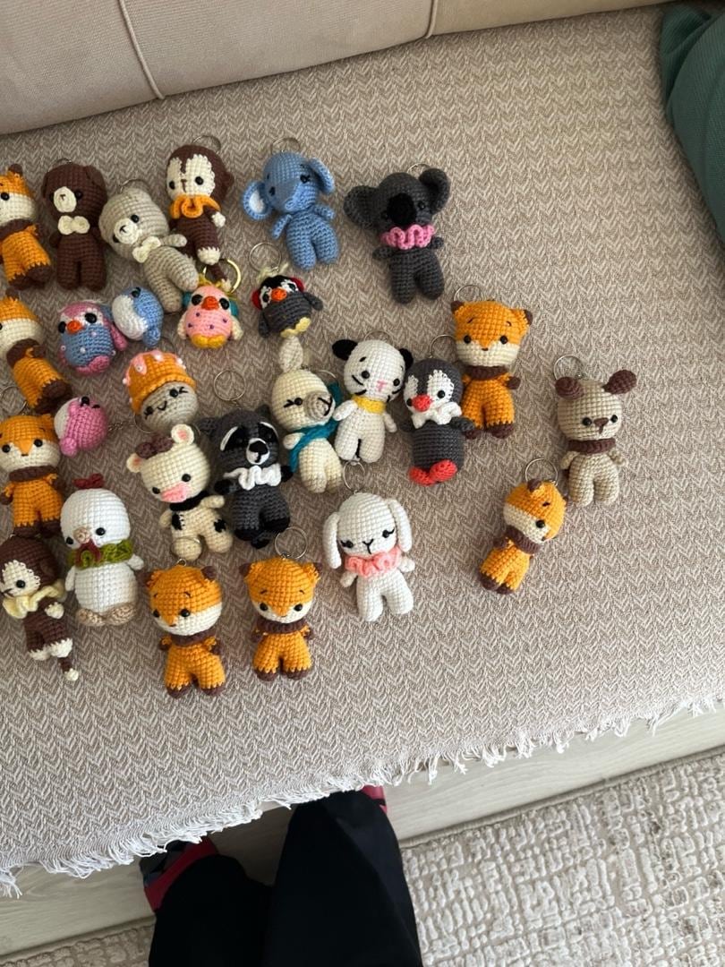 el yapımı amugurumi anahtarlık - 2