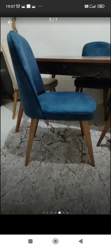 Yemek masası 4 sandalye acılır masa - 4