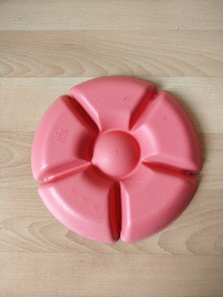 Plastik 6 gözlü kahvaltı, çerez, kuruyemiş, şeker kabı 28 cm - 5