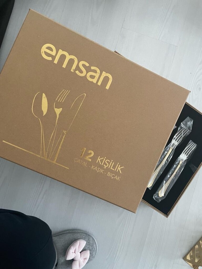 emsan gold detaylı çatal bıçak tk - 3
