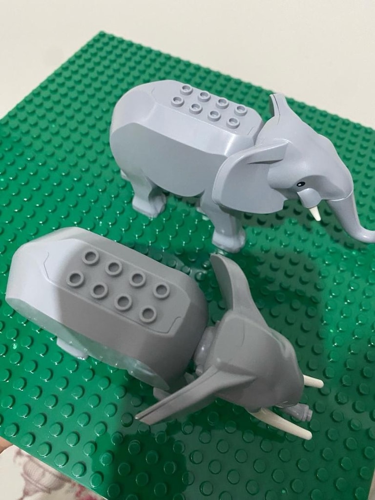 Lego erkek ve dişi fil figürleri - 15