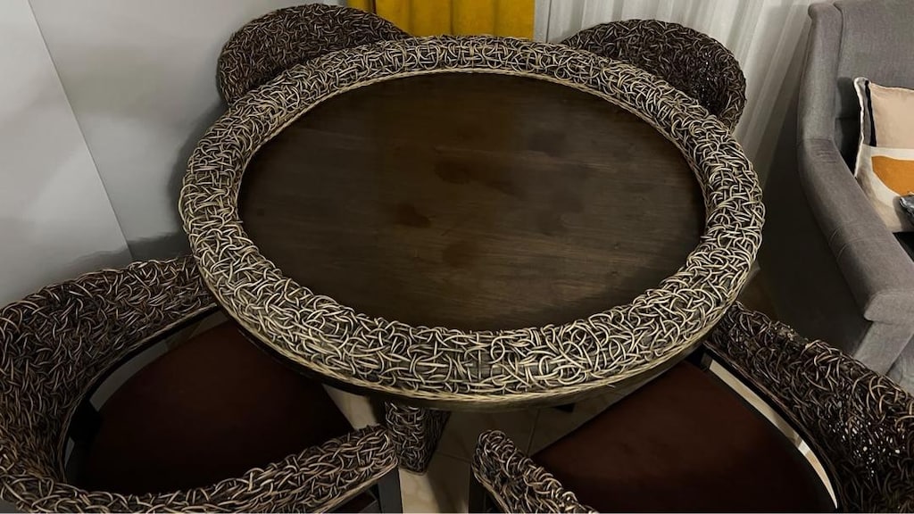 Rattan masa sandalye takımı - 2