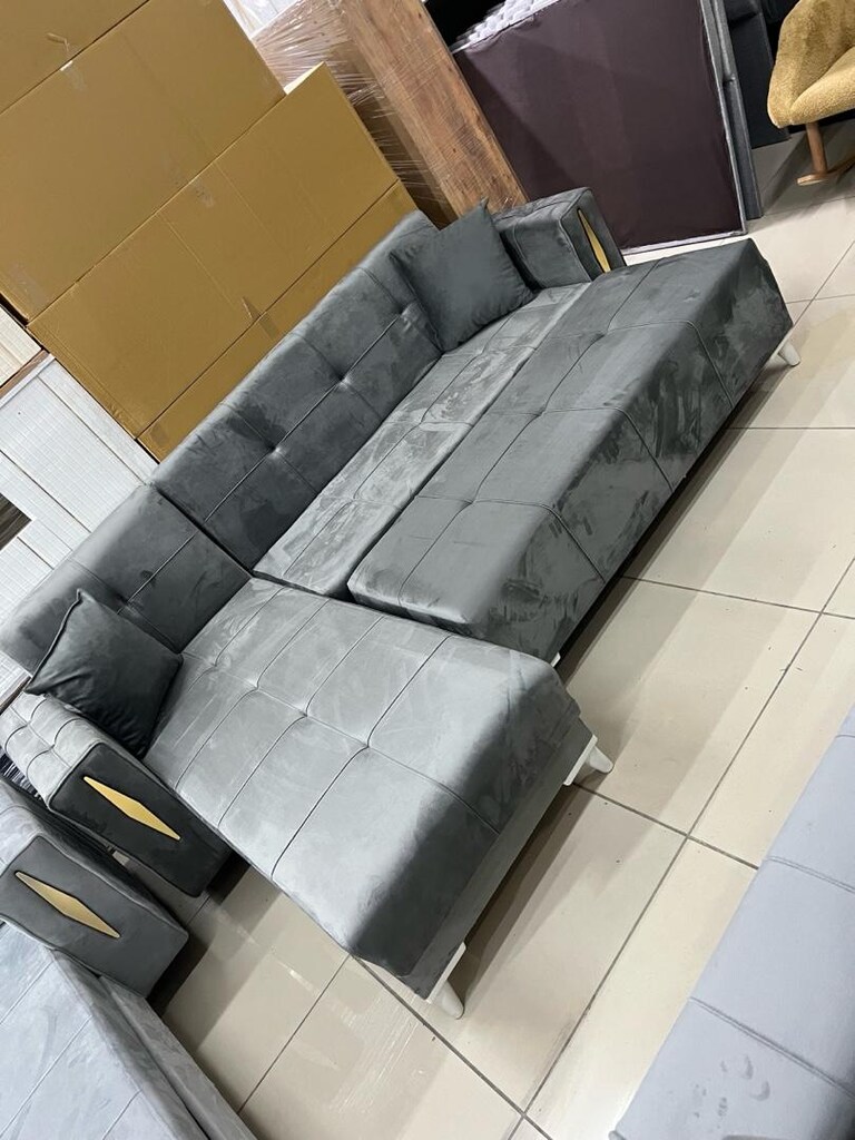 250*160cm kaliteli L koltuk köşe takımı - 3