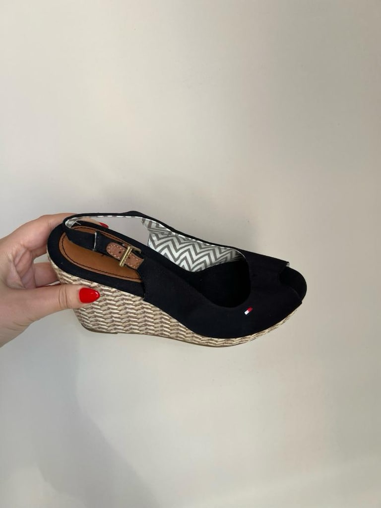 Tommy Hilfiger Dolgu Topuk Espadril - 5