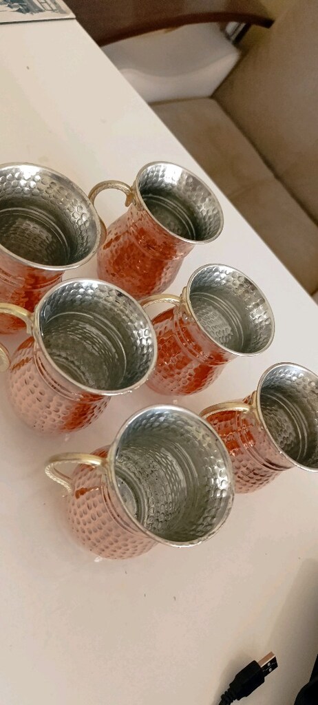 Bakır Ayran Bardagı 6lı - 3