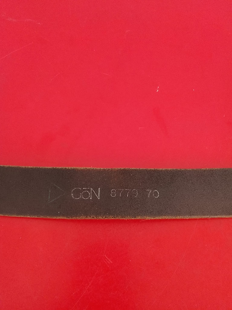 GÖN Deri Hakiki Siyah Vintage Kadın Kemer (70 Beden) - 4