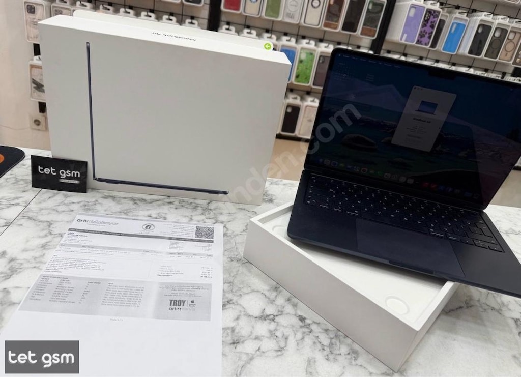 MacBook Air M2 13” 16/256 gb -15 ay Apple garantili- Devir 11 - 2