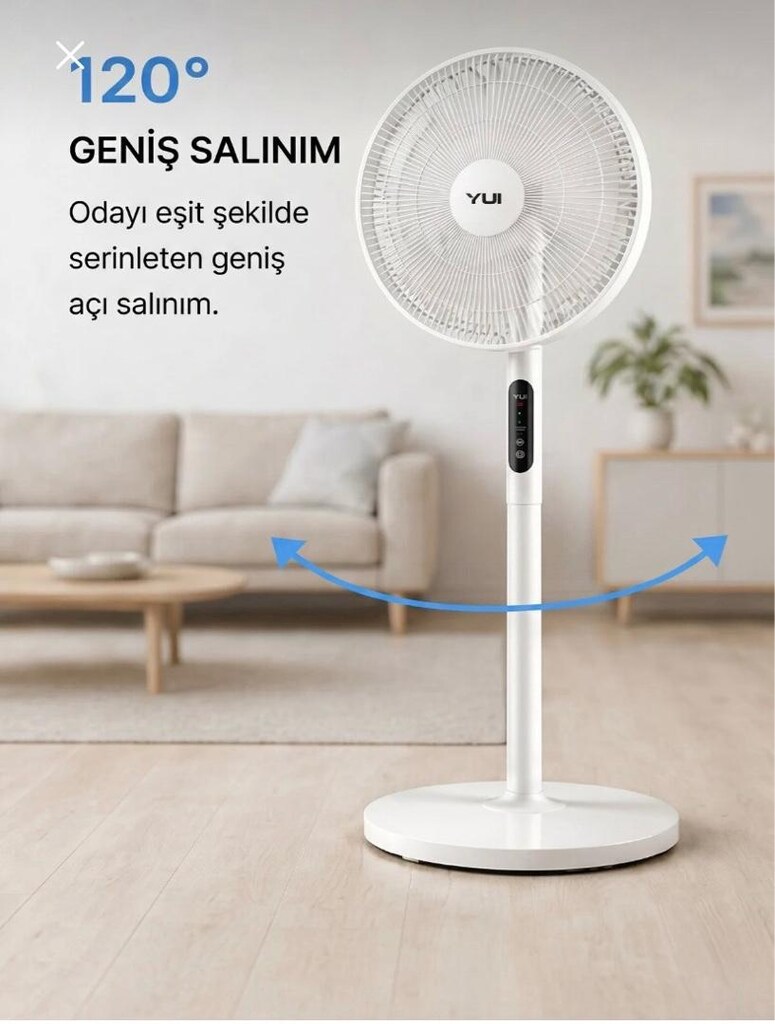 SON FİYAT ETLİK TESLİM SIFIR ÜRÜN 16 İNÇ 50 W 8 KADEMELİ 5 PERVANE - 2