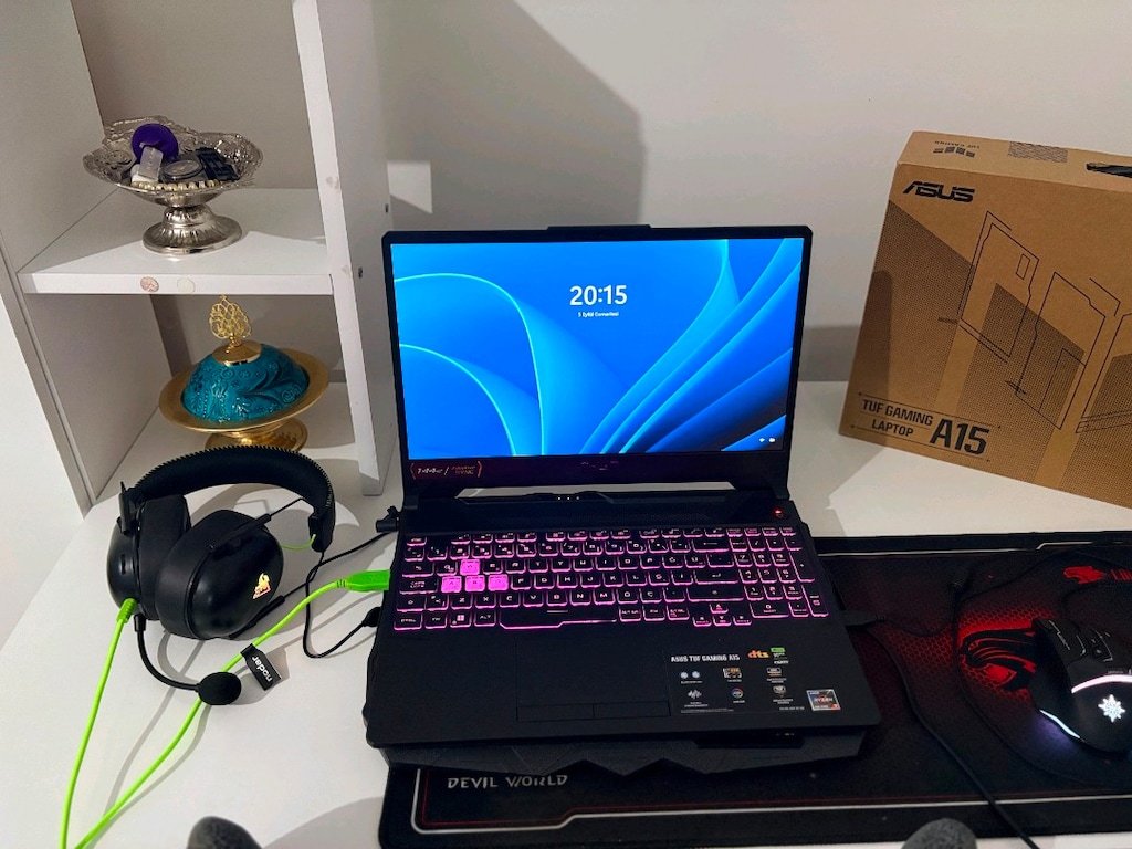 ASUS TUF Gamina A15 AMD Rvzen 7 7445HS 16GB 512GB SSD - 4