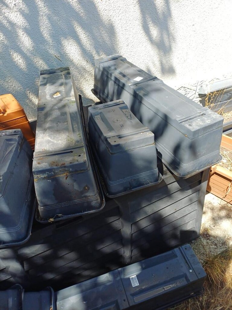 balkon saksıları 3 uzun 3 küçük bahçe balkon saksısı - 11
