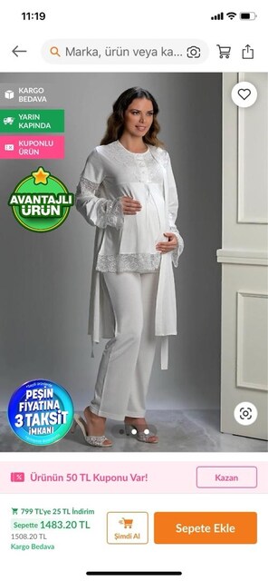 Lohusa Takımı/ Pijama Takımı