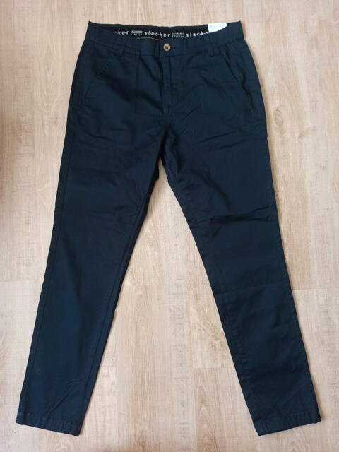 Sıfır Slacker Amerikan Casual chino slim fit flexible pantolon likrali