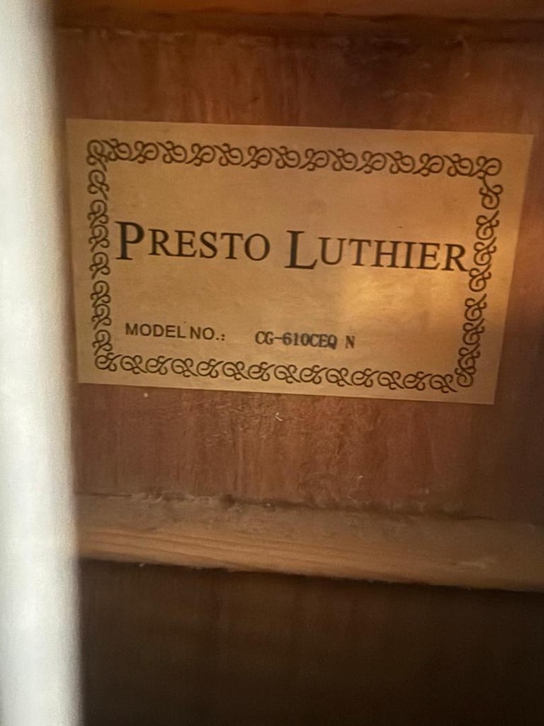 gitar Elektro (presto luthier) - 7
