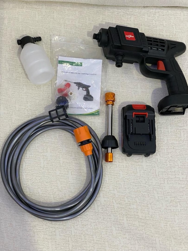 DEKER 21V Şarjlı Basınçlı Yıkama Makinesi + Köpük Haznesi - 2