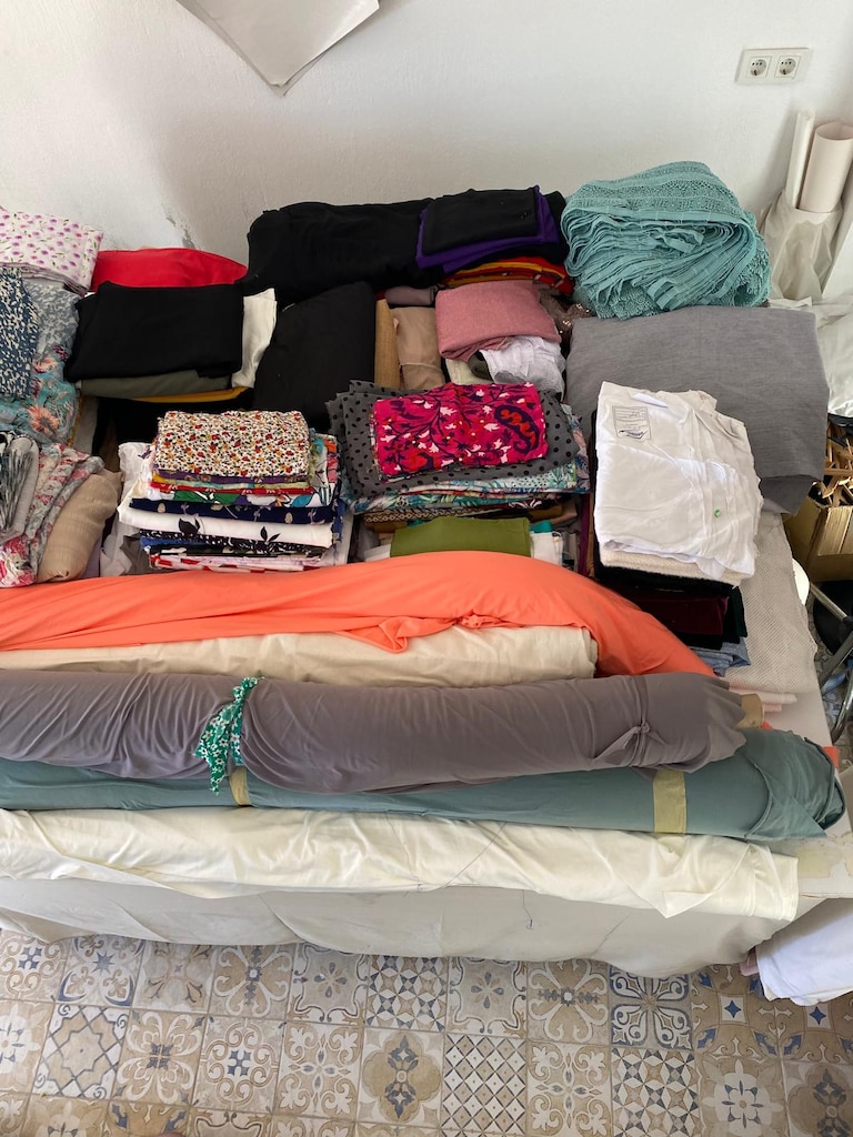 Toplu Kumaş Stoğu Satılık, Desenli ve Düz Kumaşlar, Rulo Kumaş - 13