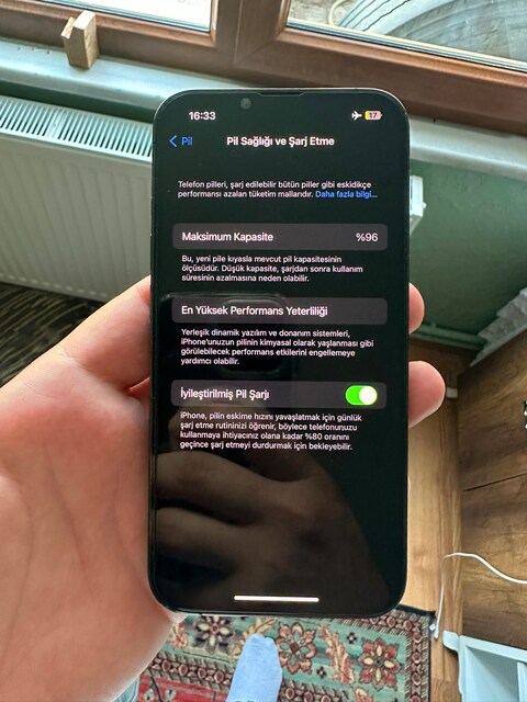 iPHONE 13 PRO 128 YEŞİL PİL %96 ORJ TR ÇİZİKSİZ SIFIR GİBİ