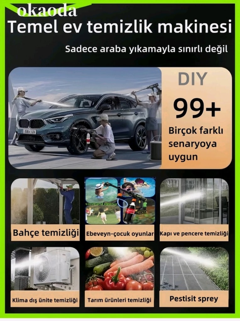 basınçlı yikama tabancası seti - 7