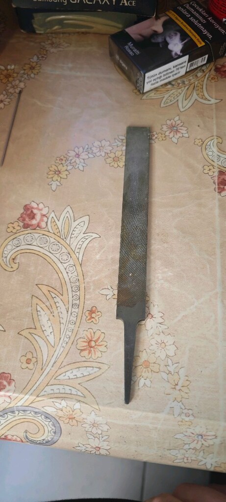 Metal Ege Alman 20.5 Cm Boy 2 Cm En Lama - 2